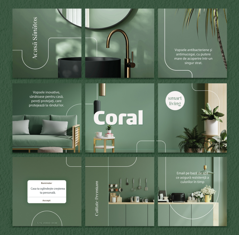 Coral – Premium Paint Solutions (Figma Design Project)